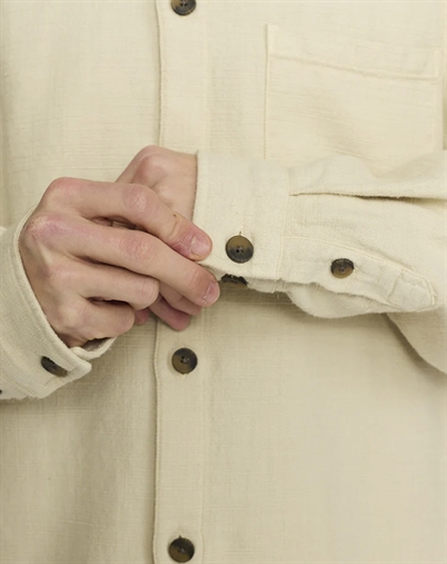 Revolution - Casual Skjorte - Offwhite